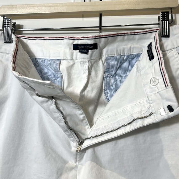 Tommy Hilfiger 10" Bermuda Stretch Shorts White Women’s Size 18 - Picture 14 of 14